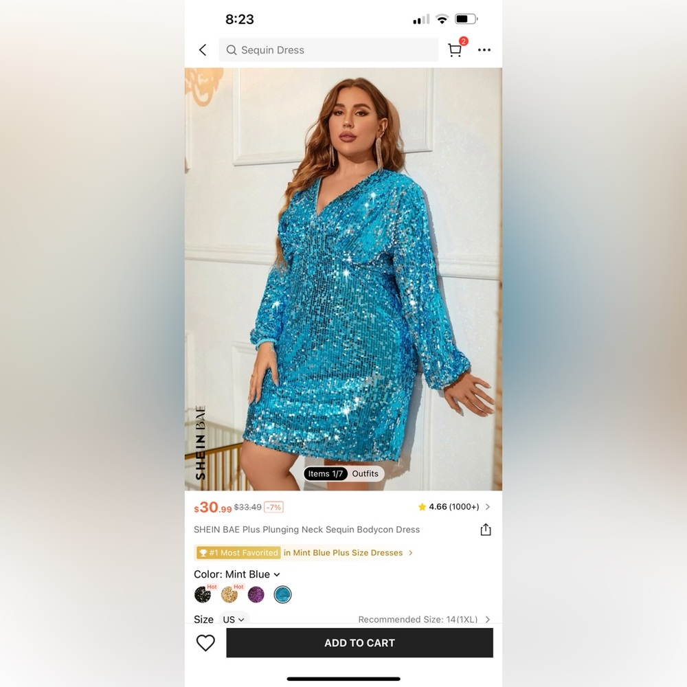 Women’s sequin dress